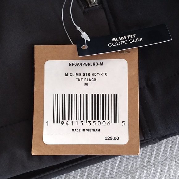 🆕The North Face Men's Climb Stretch Hoodie Jacket, TNF Black, NWT, Authentic - Picture 4 of 8